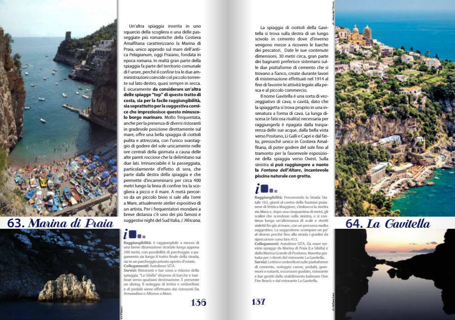 Le 100 Spiagge Della Costiera Amalfitana