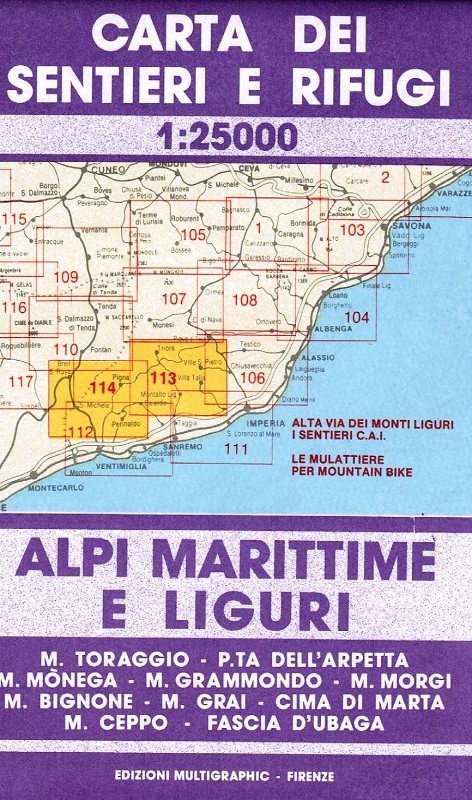 113/114 Alpi Marittime e Liguri 