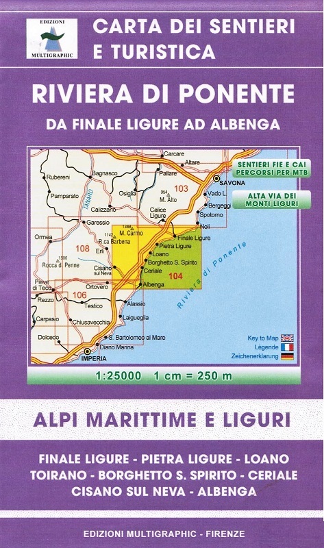 104 Riviera di ponente da Finale Ligure ad Albenga