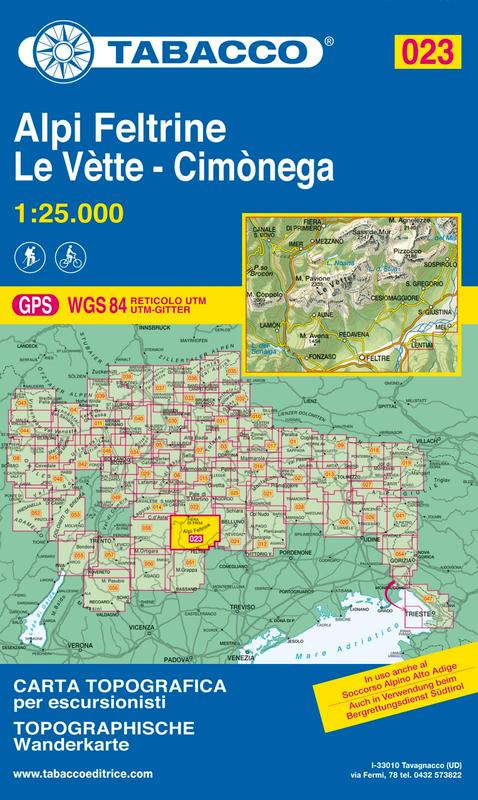 T023 Alpi Feltrine, Le Vette, Cimonega