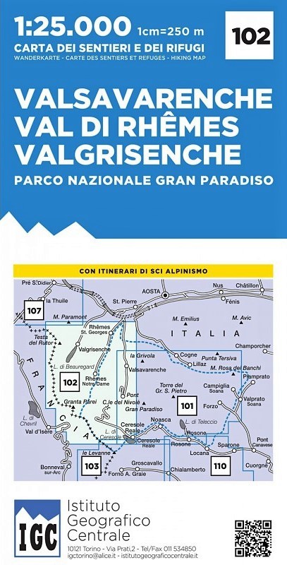 IGC 102 Valsavarenche, Val di Rhemes, Valgrisenche