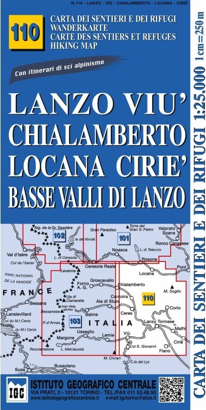 IGC 110 Lanzo, Viù, Chialamberto, Locana, Cirié, Basse Valli di Lanzo