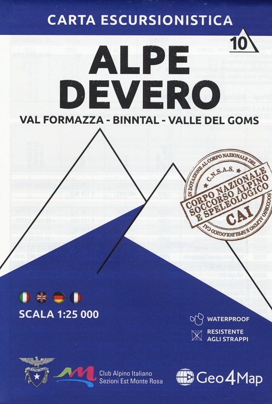 F.10 Alpe Devero, Val Formazza,  Binntal, Valle di Goms
