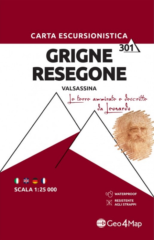 F.301 Grigne Resegone Valsassina - Le Terre ammirate e descritte da Leonardo da Vinci