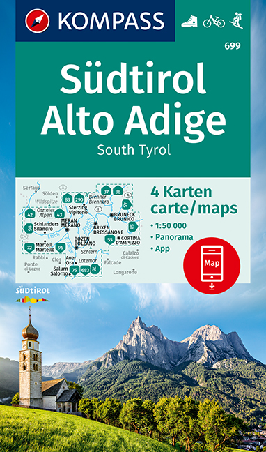 K699 Alto Adige / Sudtirolo (set 4 carte)