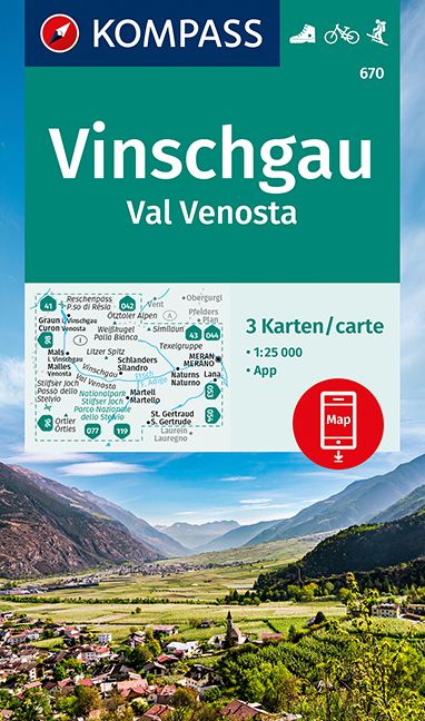 K670 Val Venosta (set di 3 carte)